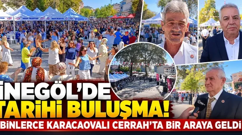 Bursa İnegöl’de Tarihi Buluşma! Binlerce Karacaovalı Cerrah’ta bir araya geldi