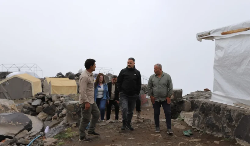 Kaymakam Ayvat'tan Ağrı'da inceleme gezisi