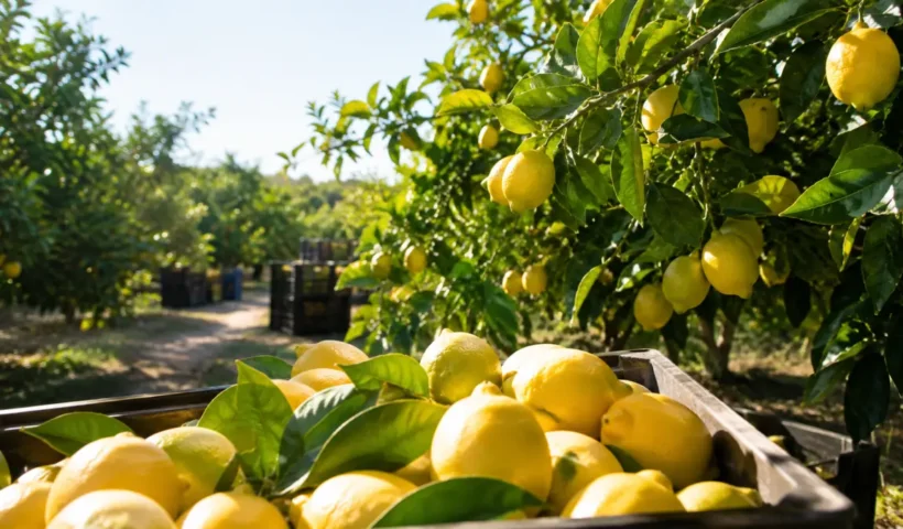 Mayer limonunda hasat başladı