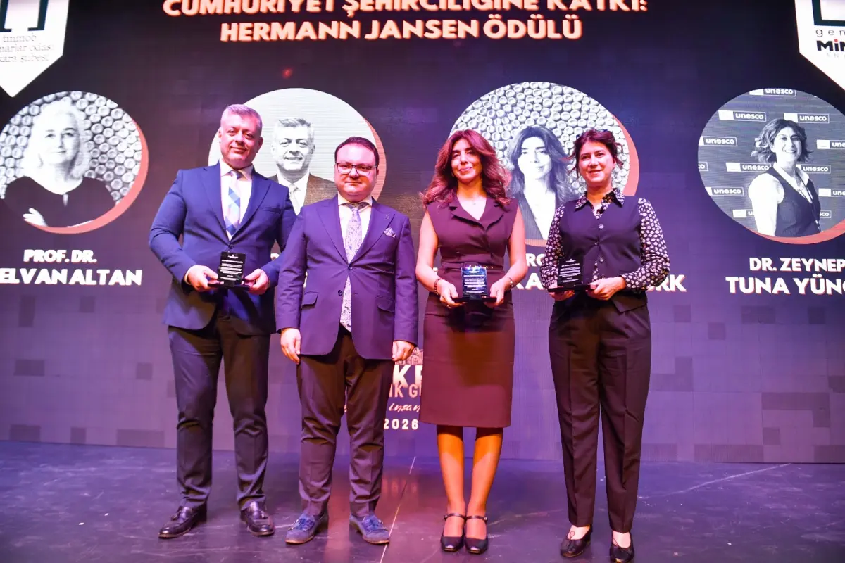 Ankara Kent Konseyi Başkan Vekili Savaş Zafer Şahin'e Jansen Ödülü